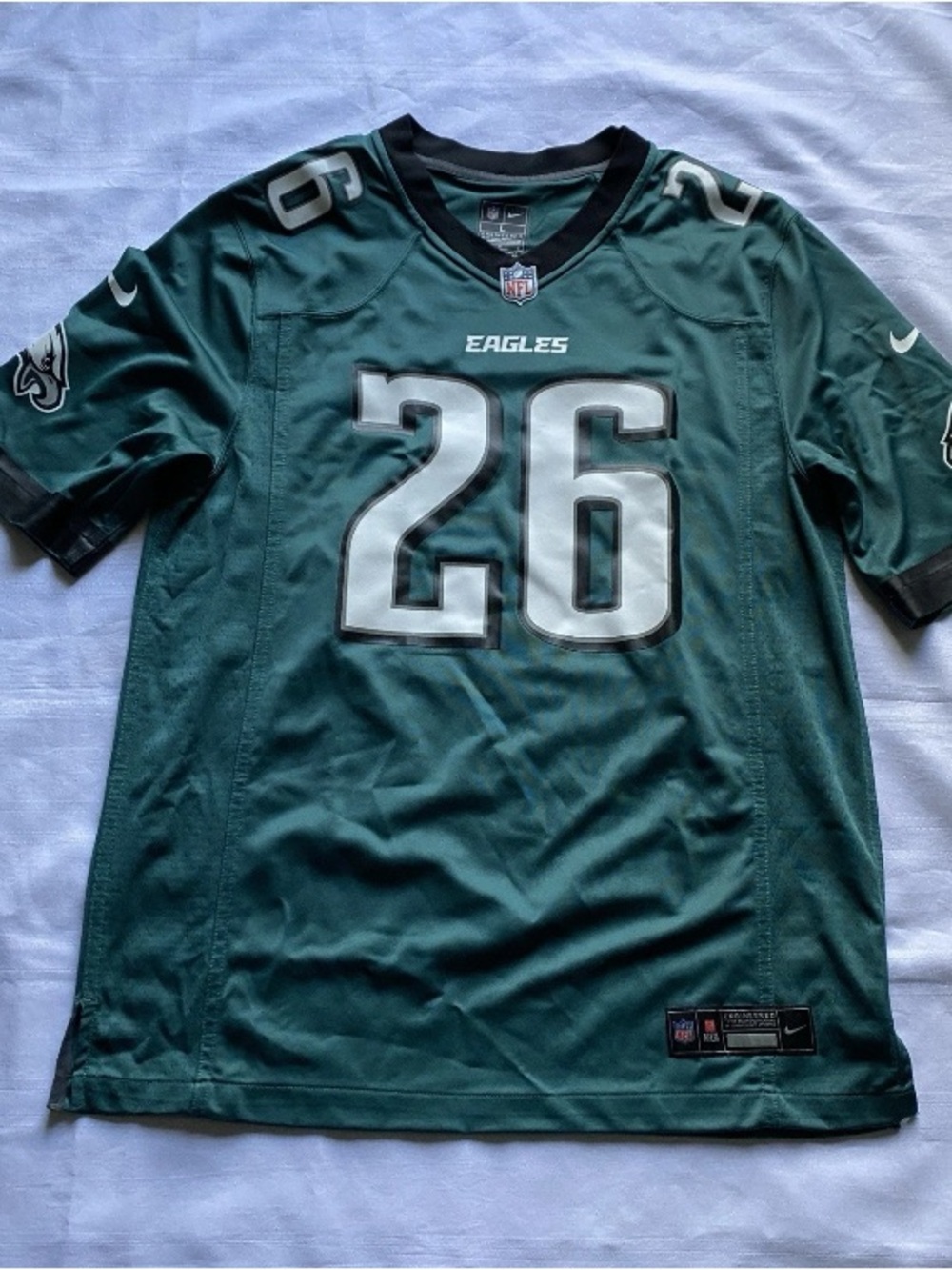 Philadelphia Eagles Saquon Barkley #26 Football Jersey Nike NFLPA Dri-Fit Large